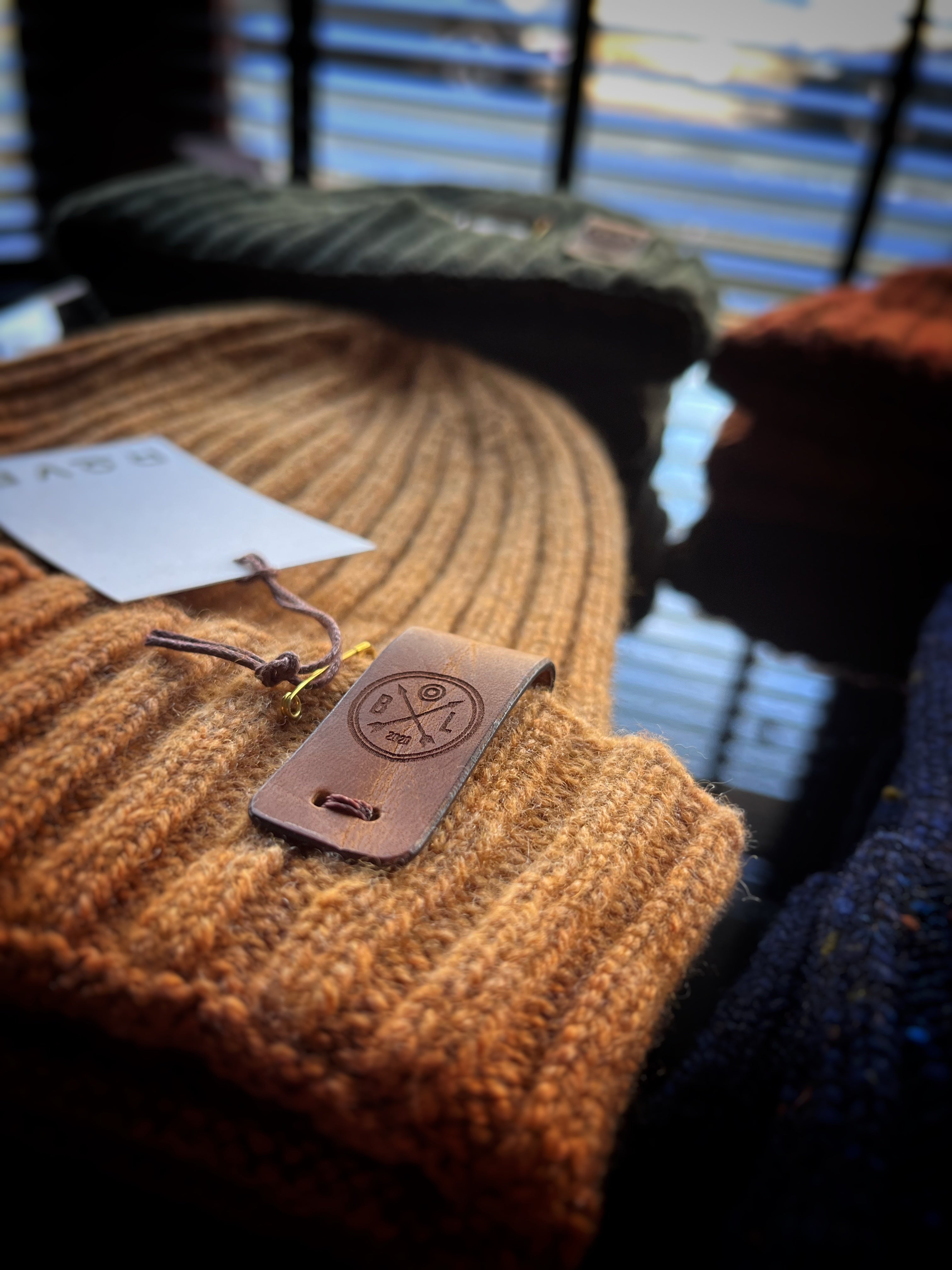 Unisex Bowland Merino Wool Fisherman's Beanie | Mustard