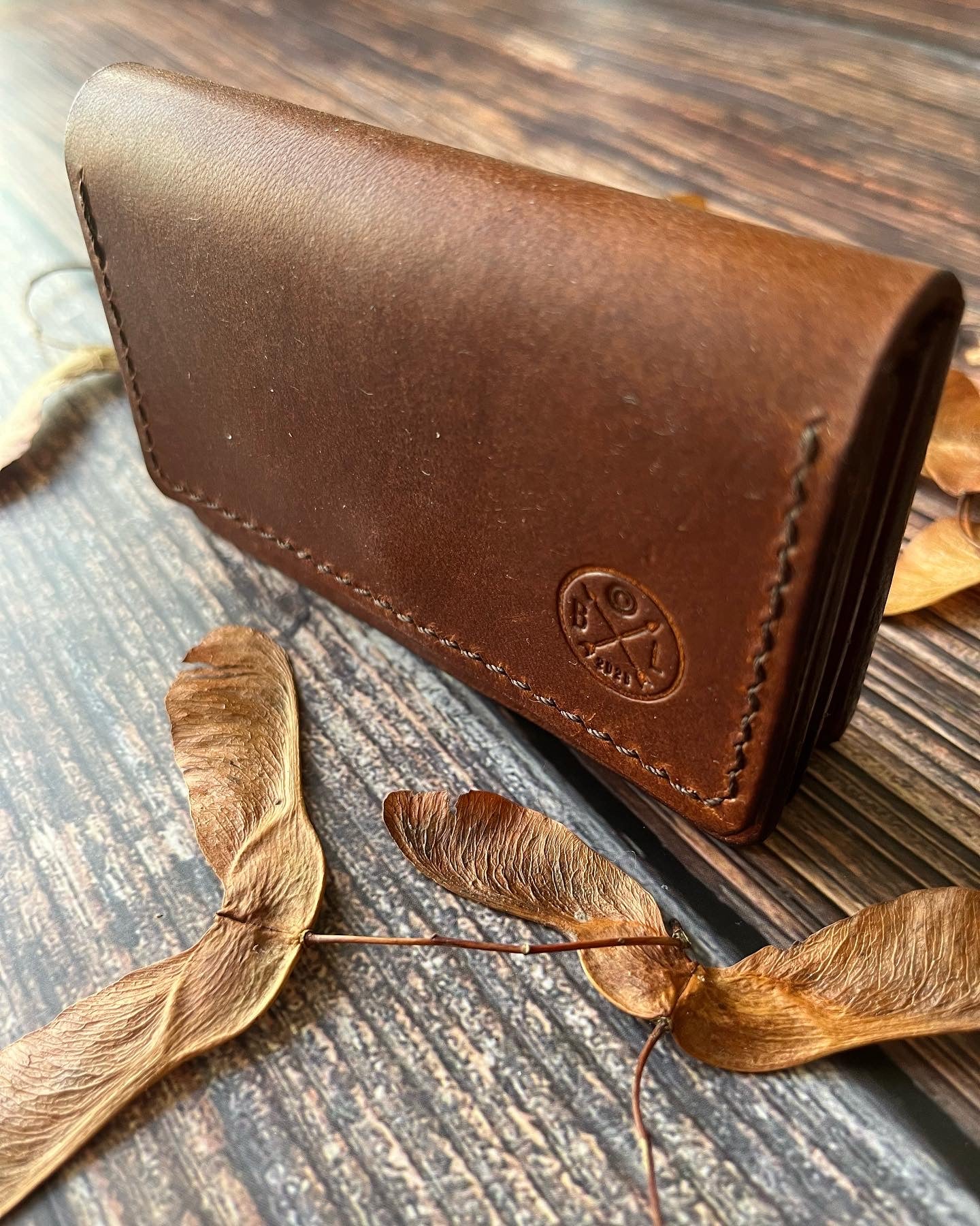 Higham Handmade Leather Multi Pocket Purse / Cardholder