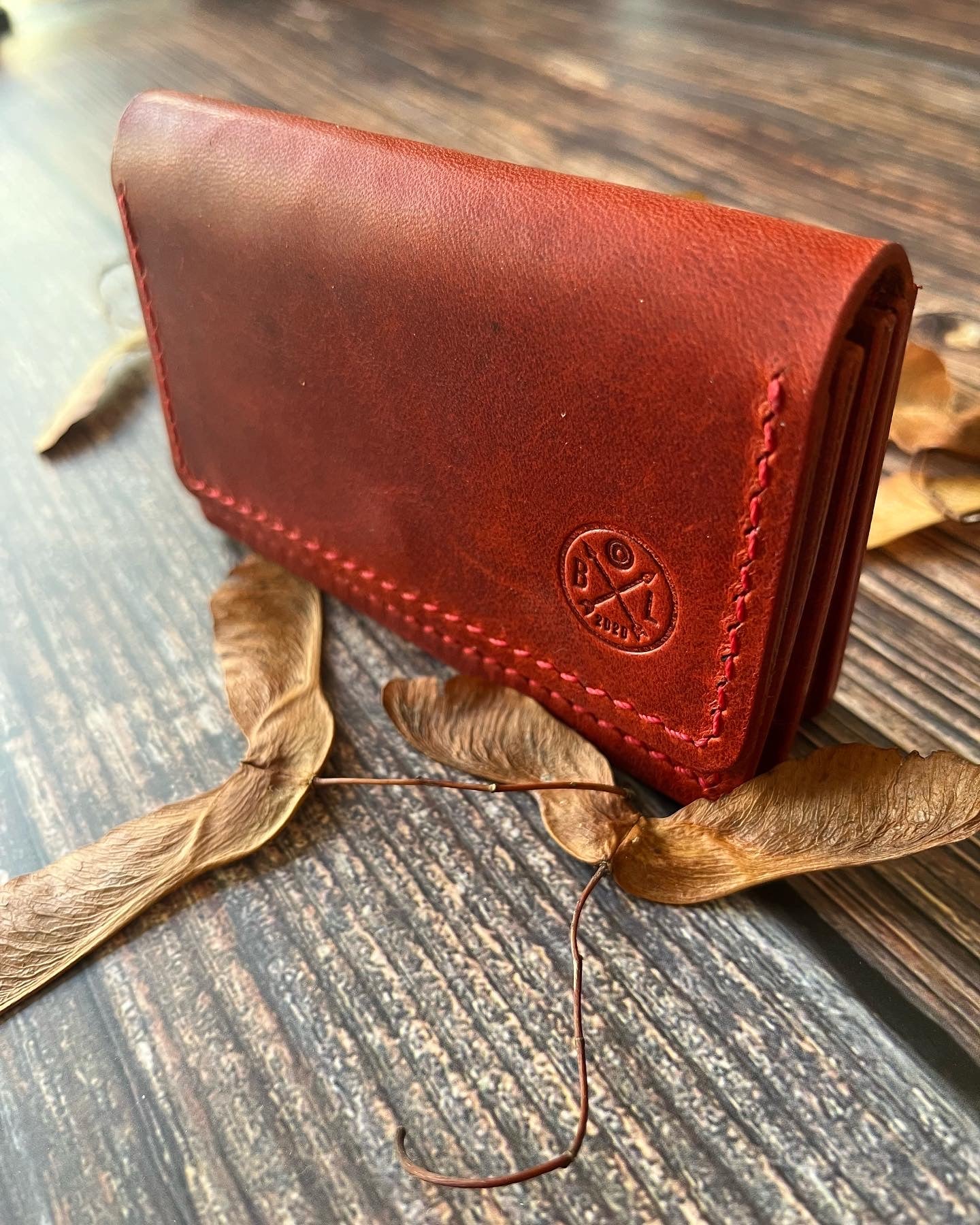Higham Handmade Leather Multi Pocket Purse / Cardholder