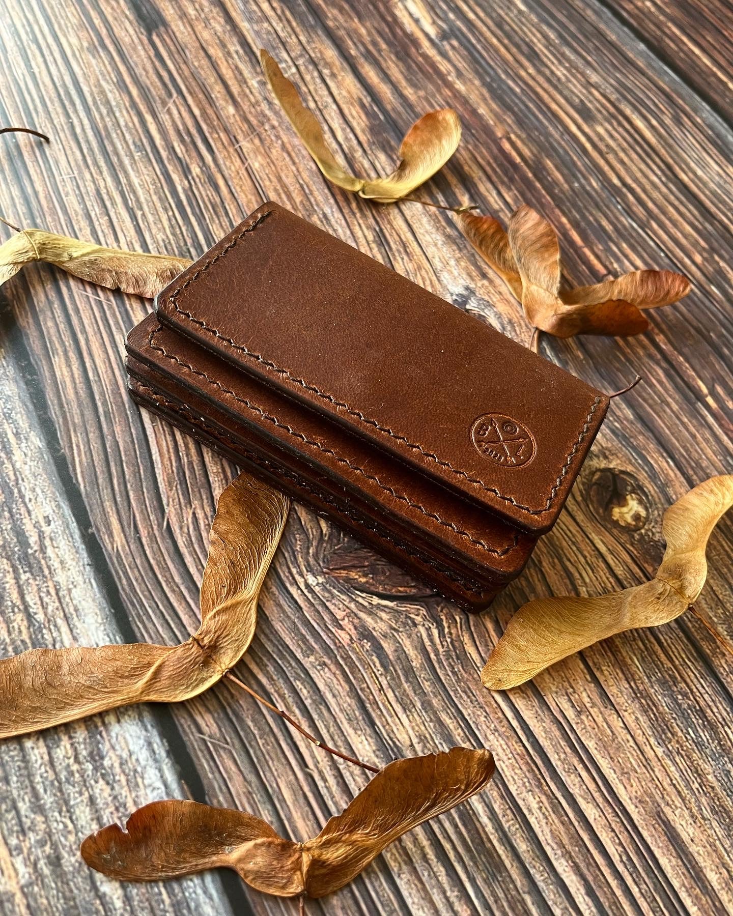 Higham Handmade Leather Multi Pocket Purse / Cardholder