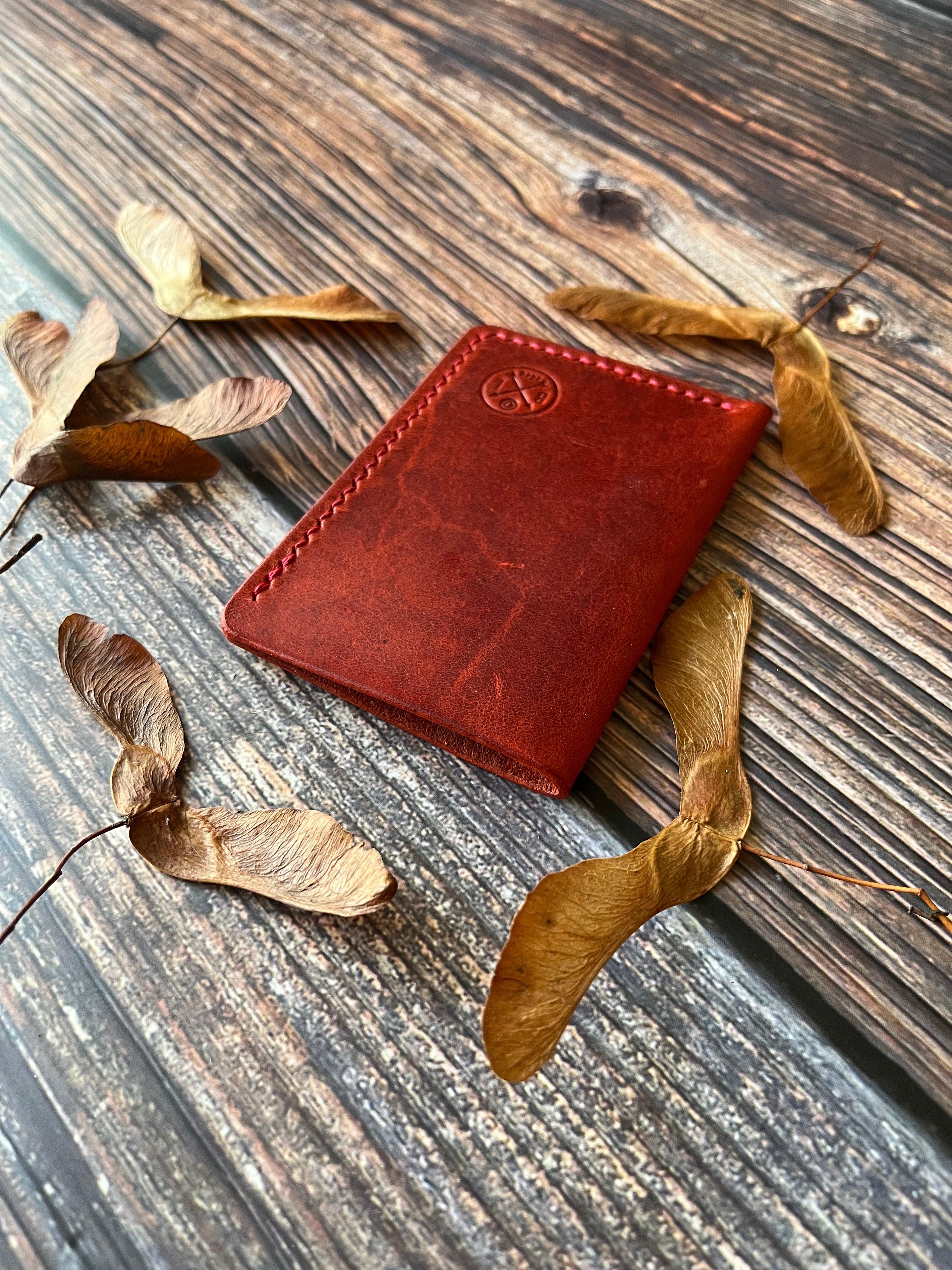"Coppice" V2 Handmade Leather Card Holder
