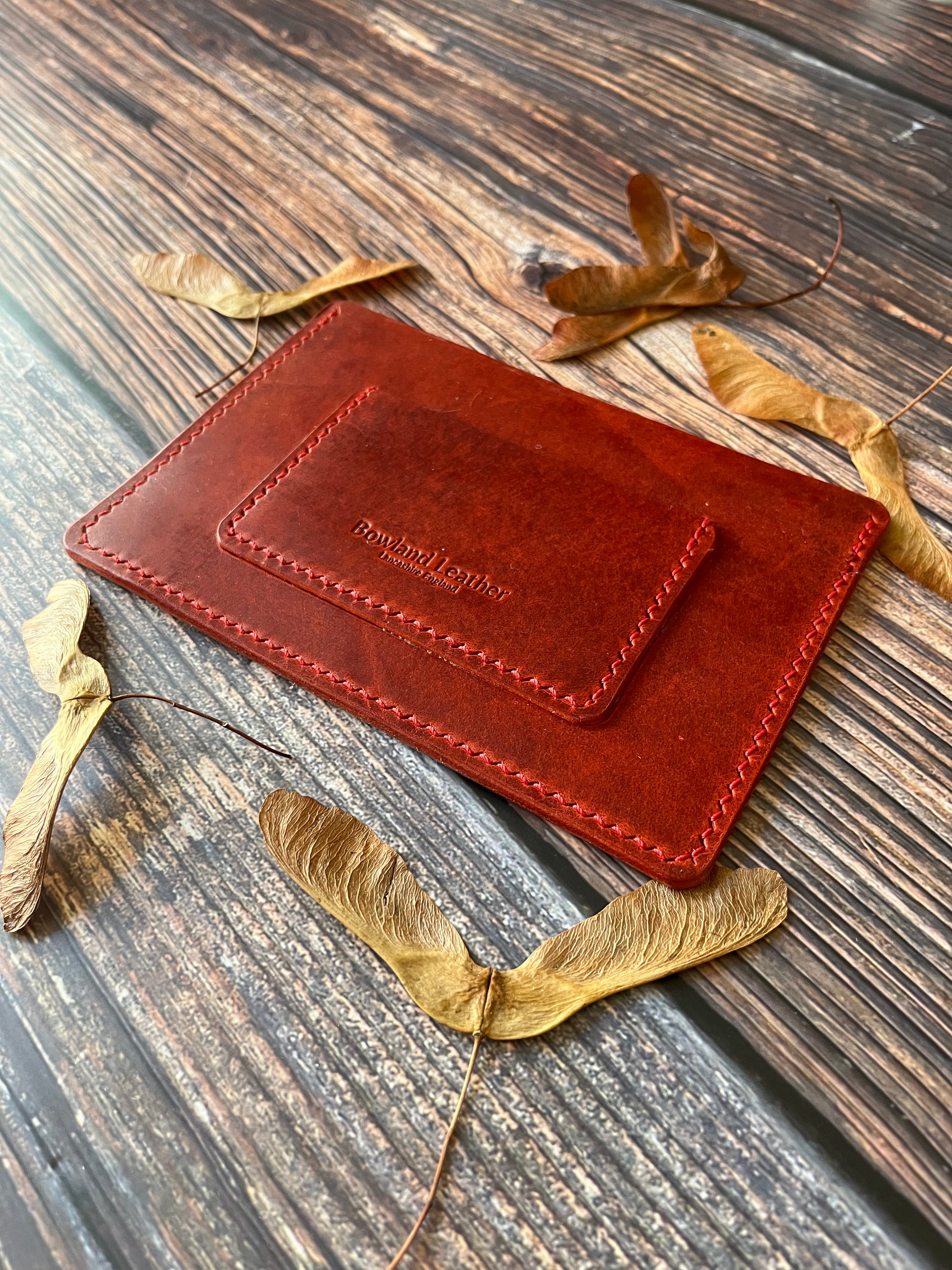 “Parlick” Leather Passport and Travel Documents Sleeve.
