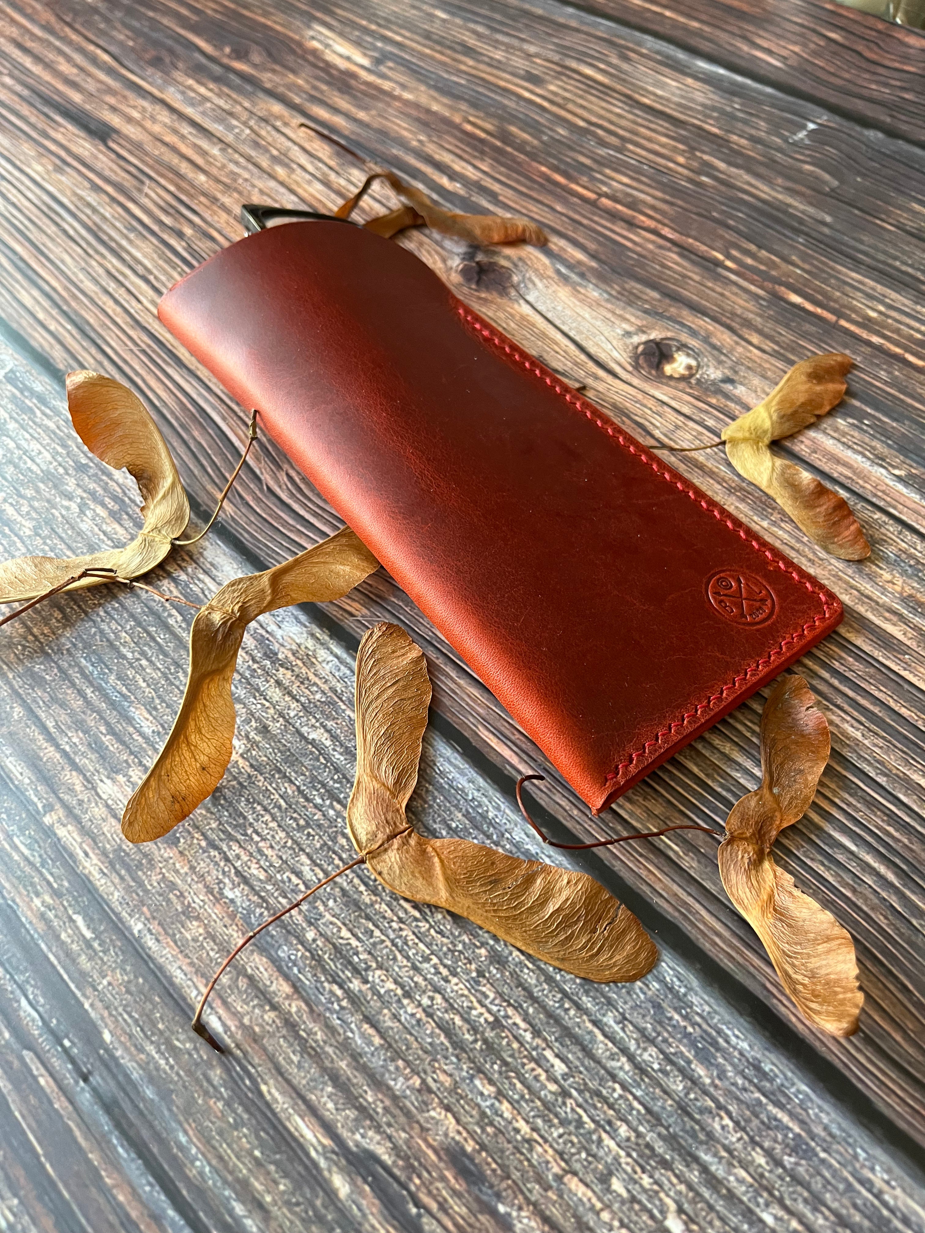 Mitton Handmade Leather Glasses Case