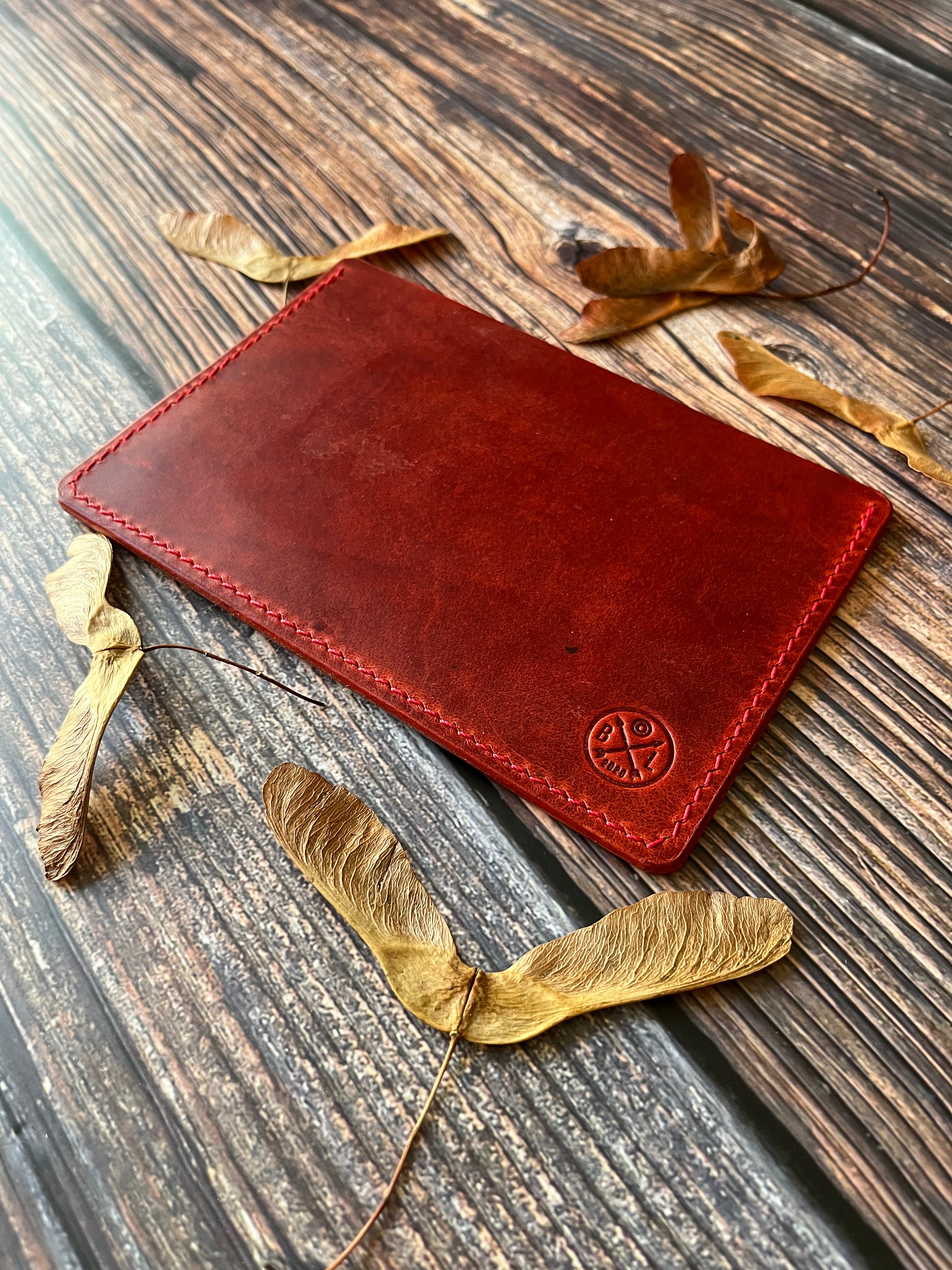 “Parlick” Leather Passport and Travel Documents Sleeve.