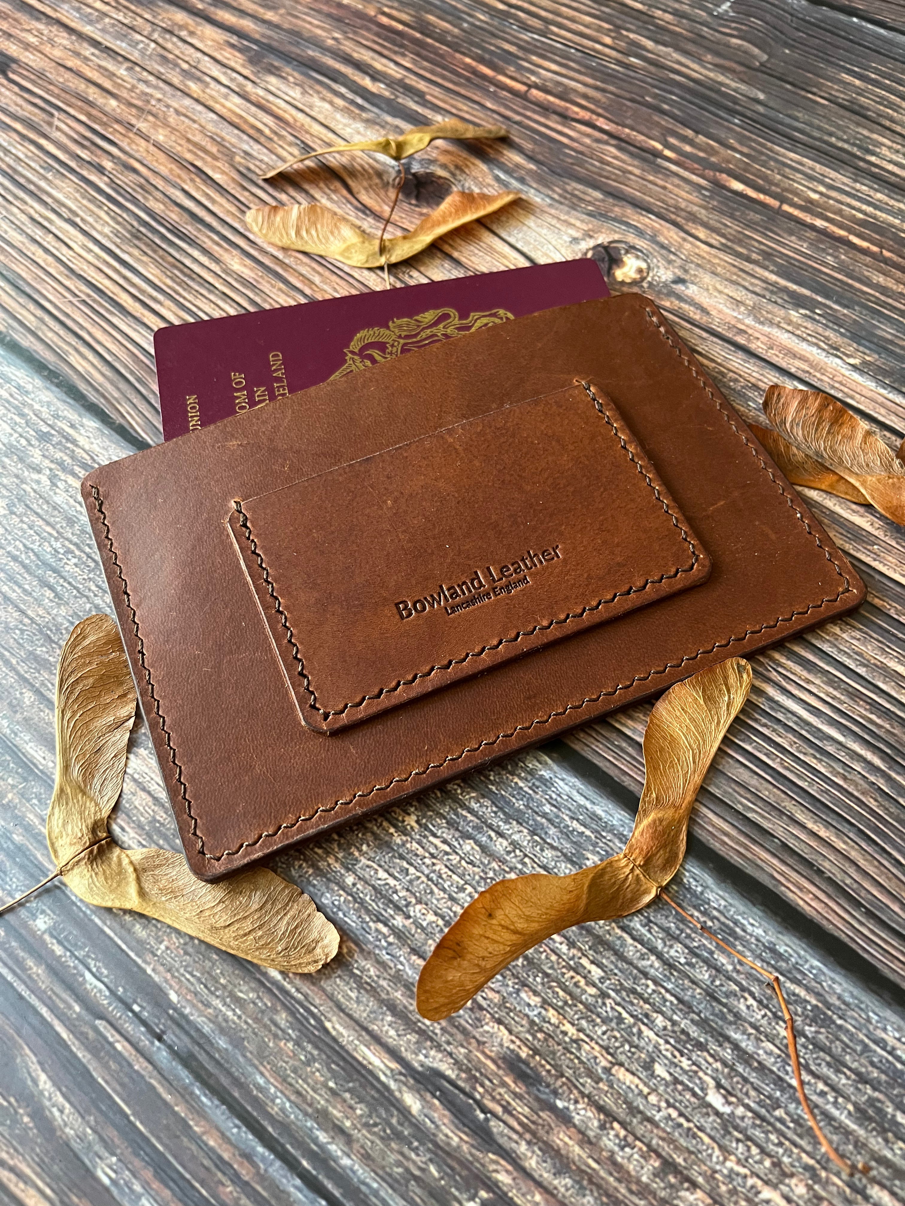 “Parlick” Leather Passport and Travel Documents Sleeve.