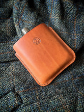 Load image into Gallery viewer, The Peak 6oz Leather Hipflask
