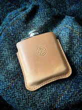 Load image into Gallery viewer, The Crag 3oz Leather Hipflask
