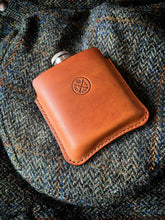 Load image into Gallery viewer, The Crag 3oz Leather Hipflask
