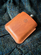 Load image into Gallery viewer, The Peak 6oz Leather Hipflask
