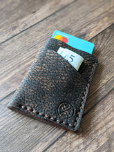 Load image into Gallery viewer, &quot;Altham&quot; Handmade Minimalistic Wallet/Card Holder in Brown Buffalo Leather
