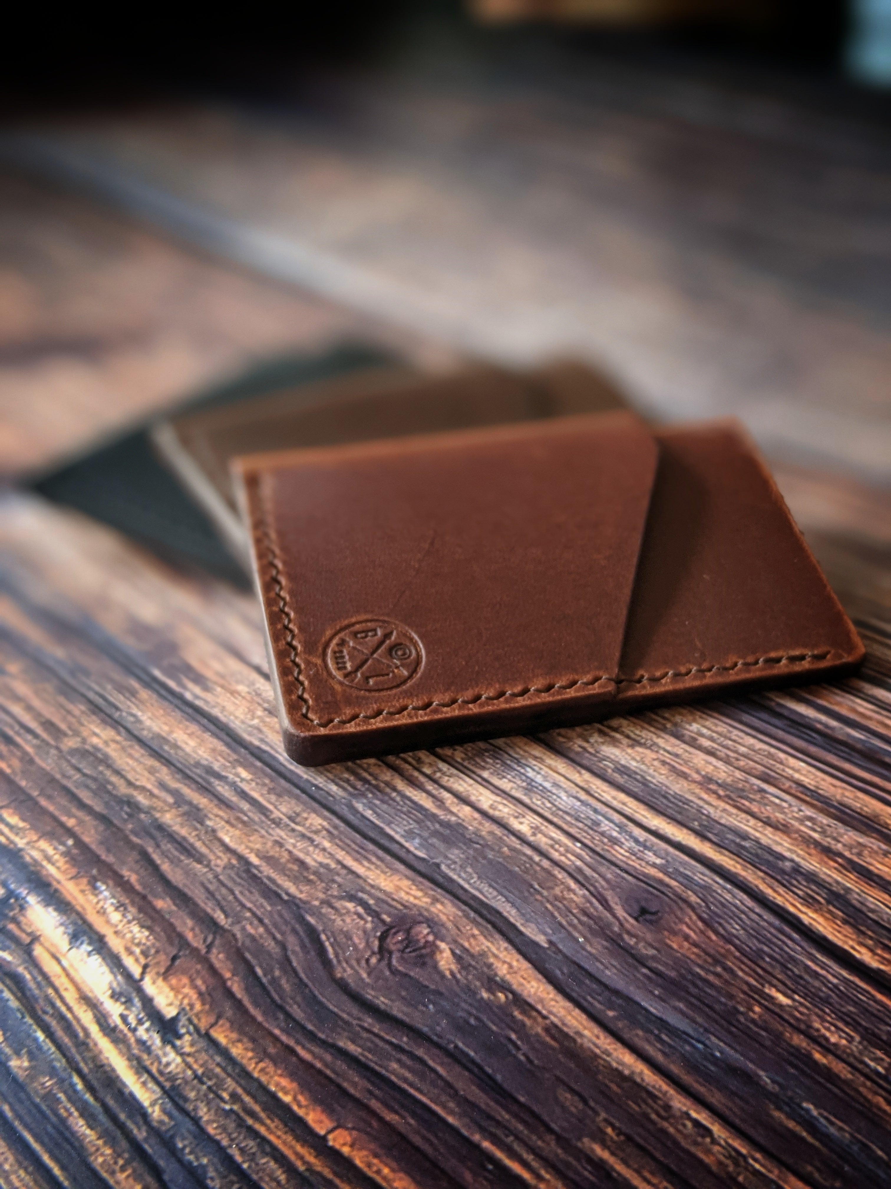 "Altham" Handmade Leather Minimalist Wallet/Cardholder