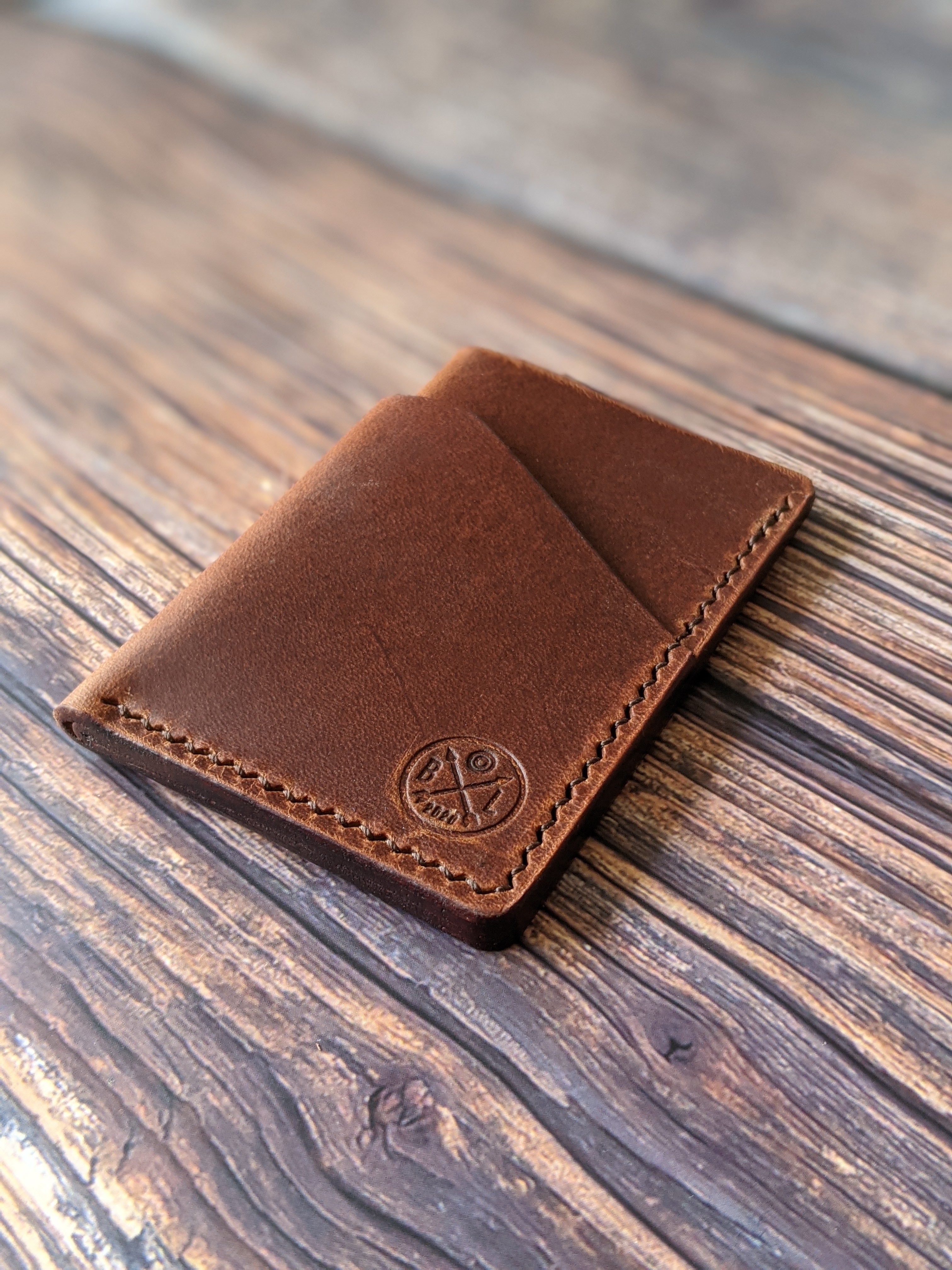 "Altham" Handmade Leather Minimalist Wallet/Cardholder
