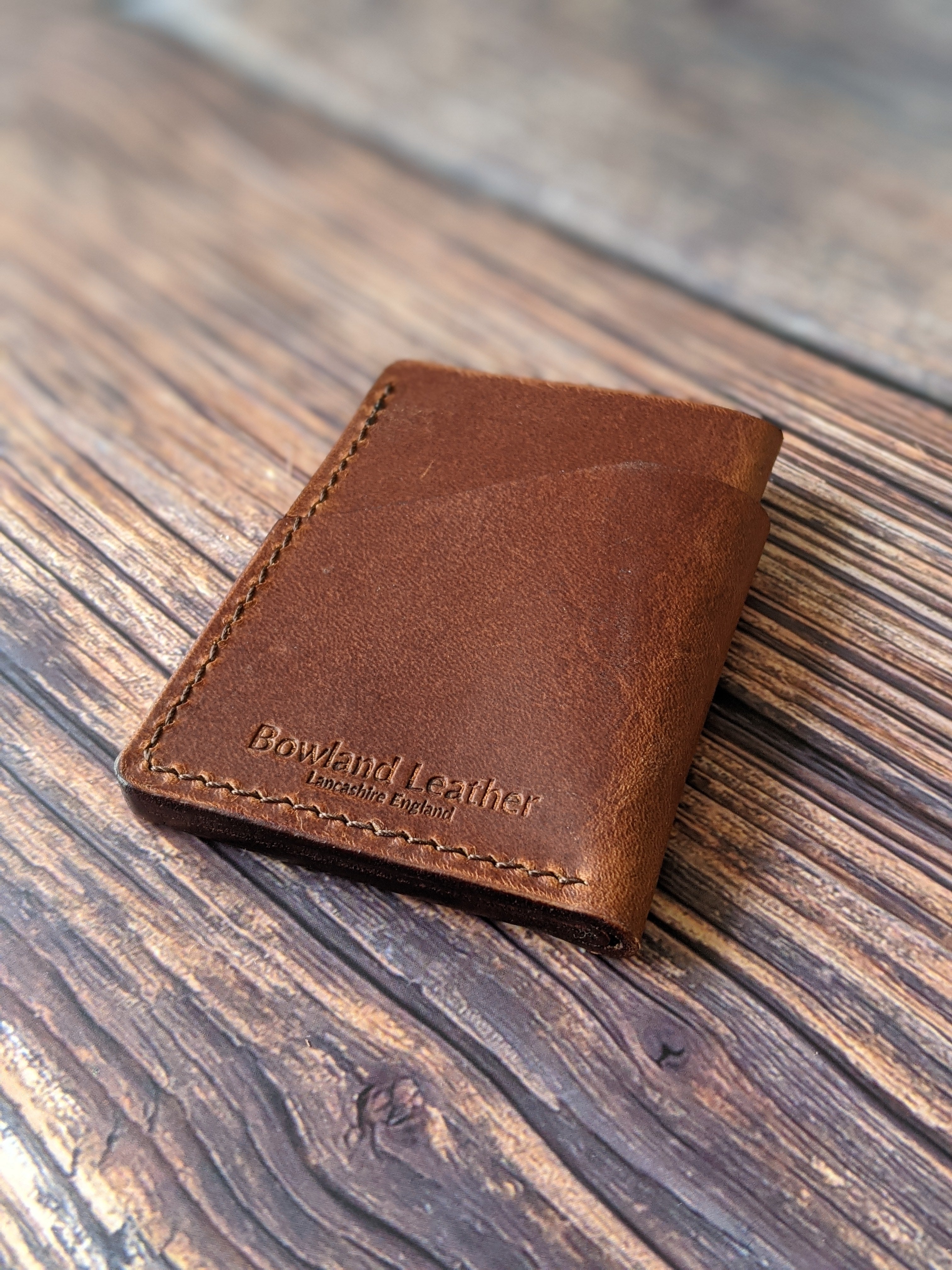 "Altham" Handmade Leather Minimalist Wallet/Cardholder