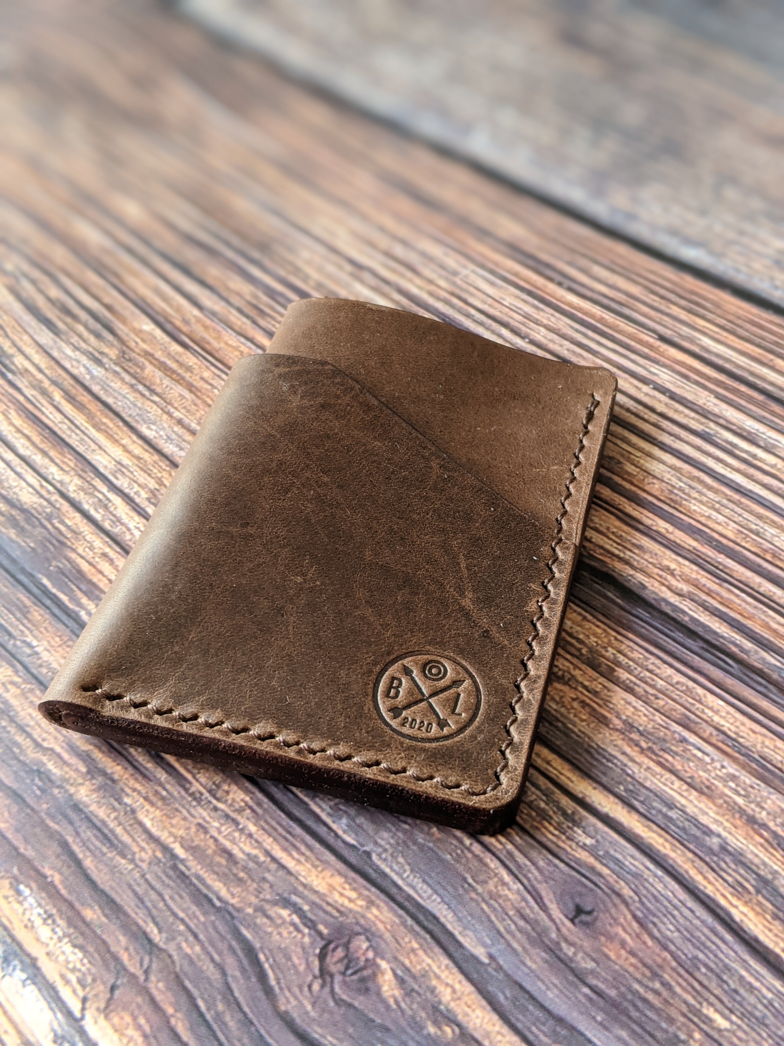 "Altham" Handmade Leather Minimalist Wallet/Cardholder