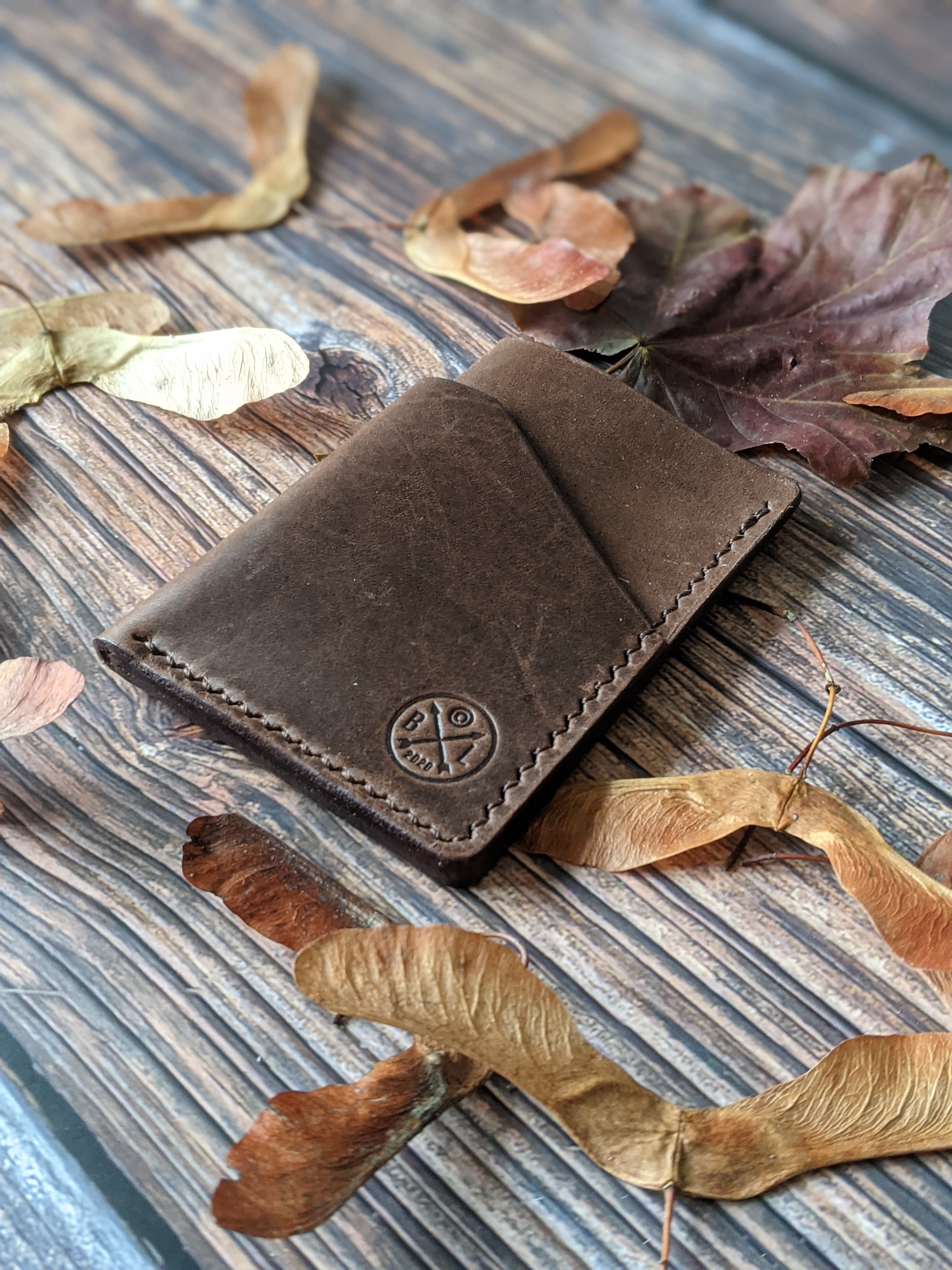 "Altham" Handmade Leather Minimalist Wallet/Cardholder