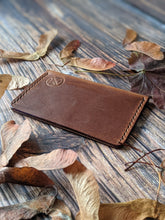 Load image into Gallery viewer, &quot;Newton&quot; Handmade Leather Card Slip
