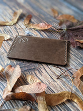 Load image into Gallery viewer, &quot;Newton&quot; Handmade Leather Card Slip
