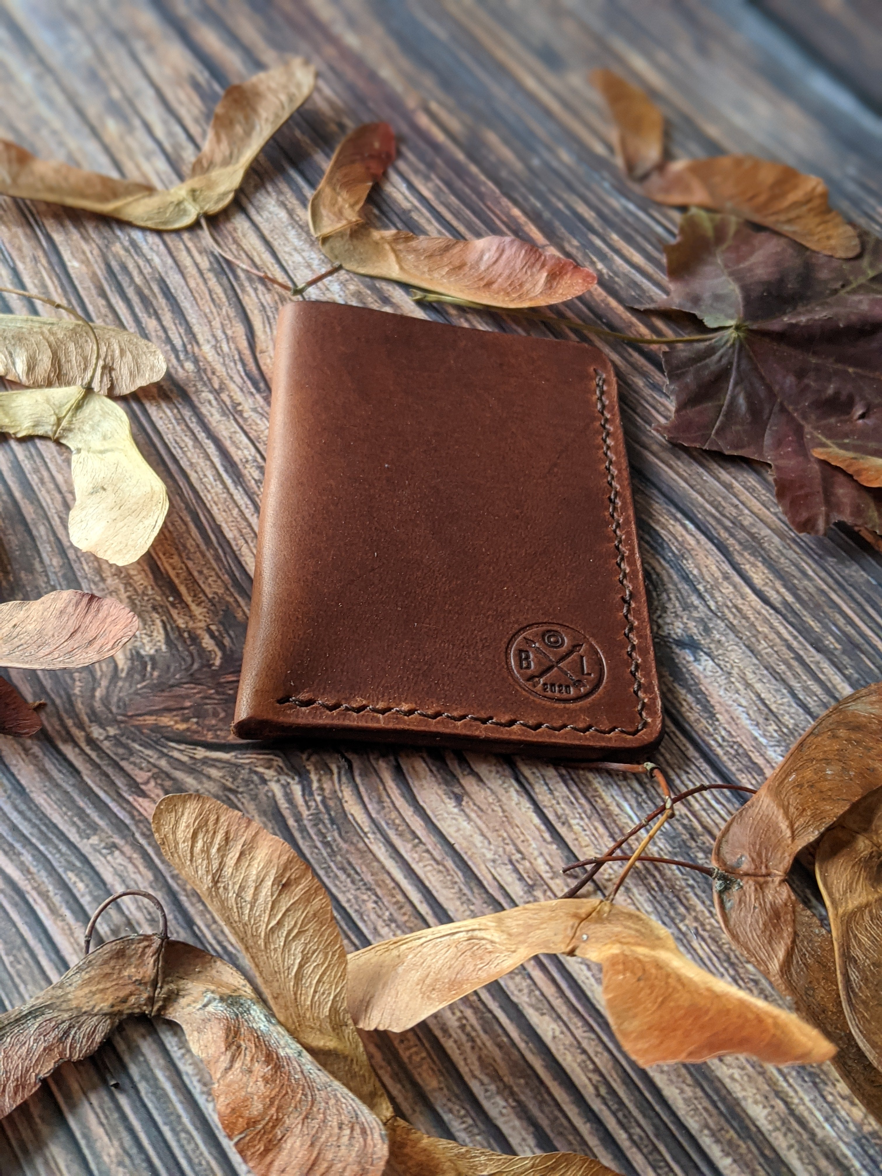 "Coppice" V2 Handmade Leather Card Holder