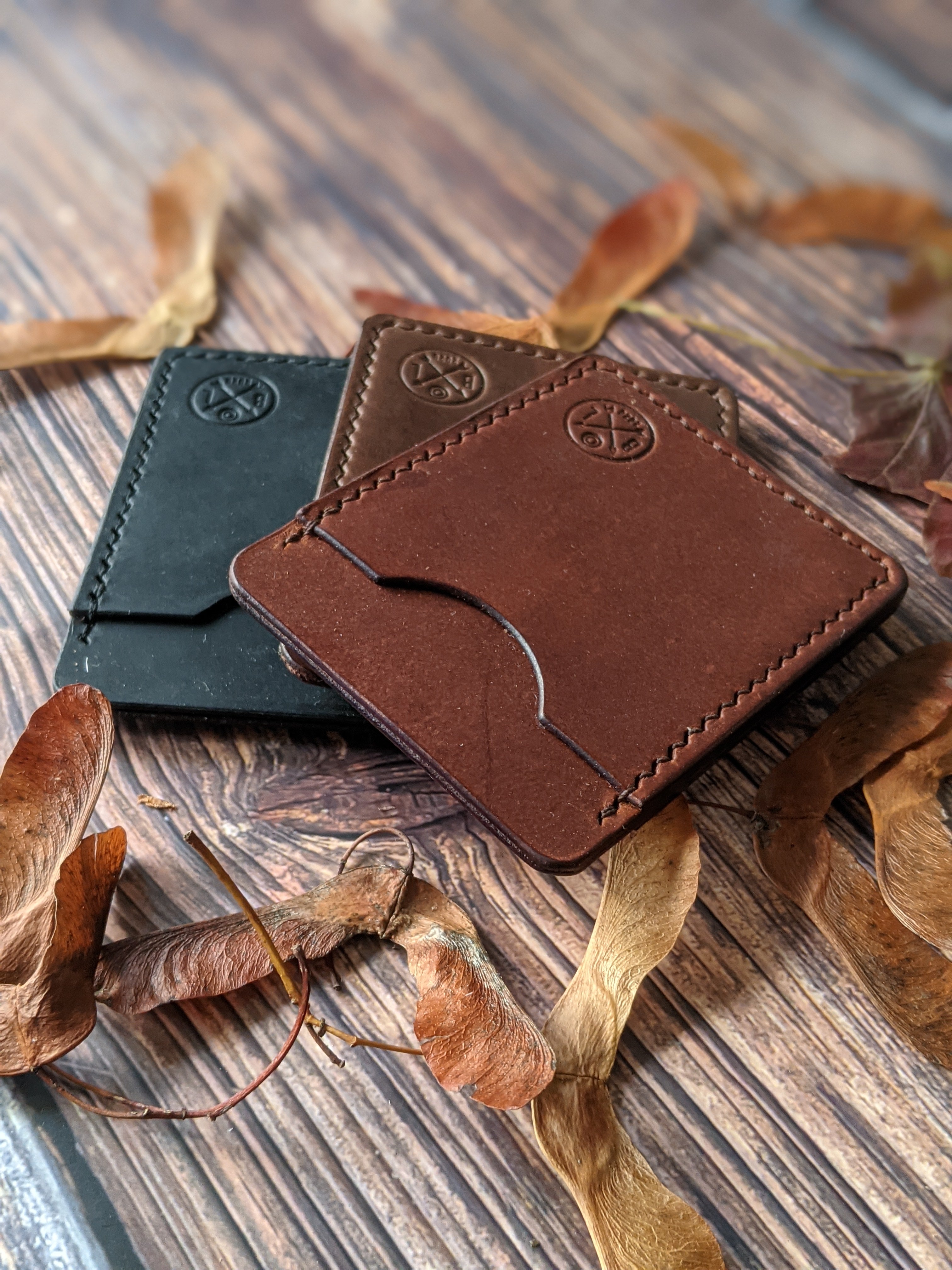 "Arden" Handmade Leather Minimalist Wallet/Cardholder