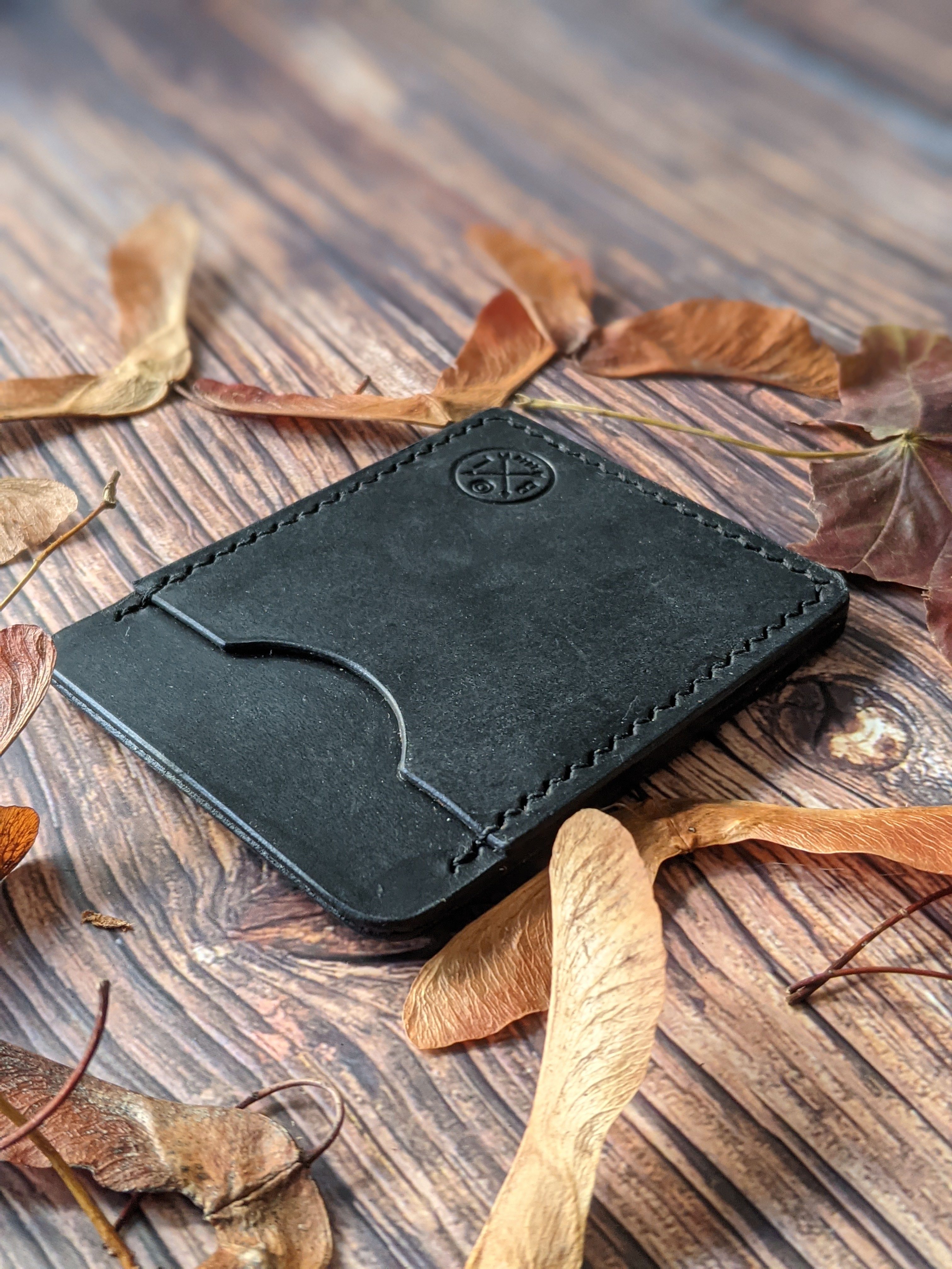 "Arden" Handmade Leather Minimalist Wallet/Cardholder