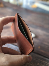 Load image into Gallery viewer, &quot;Newton&quot; Handmade Leather Card Slip
