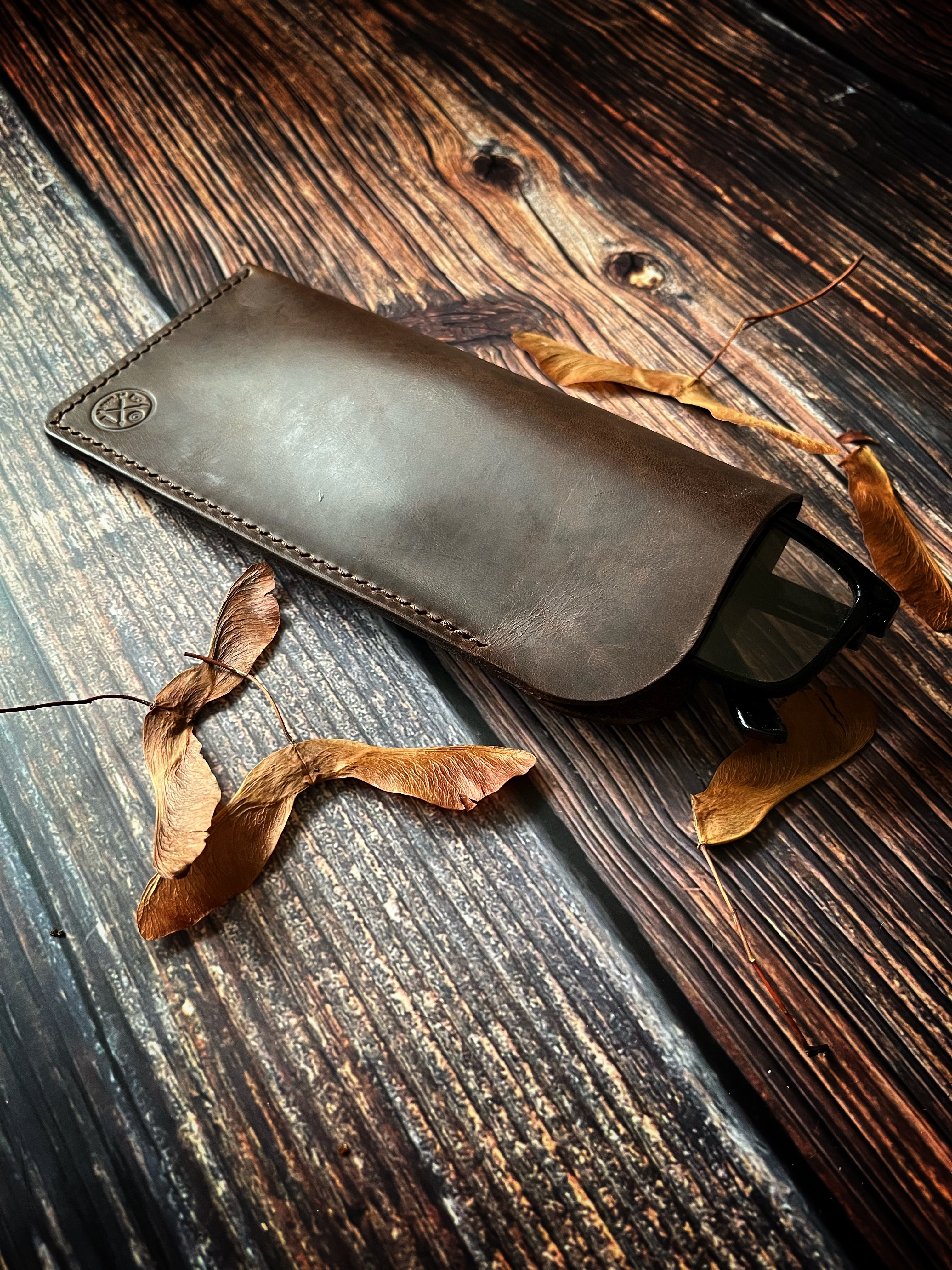 Mitton Handmade Leather Glasses Case