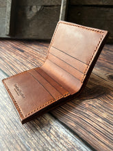 Load image into Gallery viewer, Roughlee Handmade Leather Bifold Wallet
