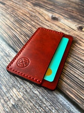 Load image into Gallery viewer, &quot;Slaidburn&quot; Handmade Leather Minimalist Wallet/Cardholder
