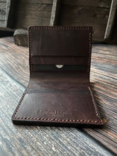 Load image into Gallery viewer, Roughlee Handmade Leather Bifold Wallet
