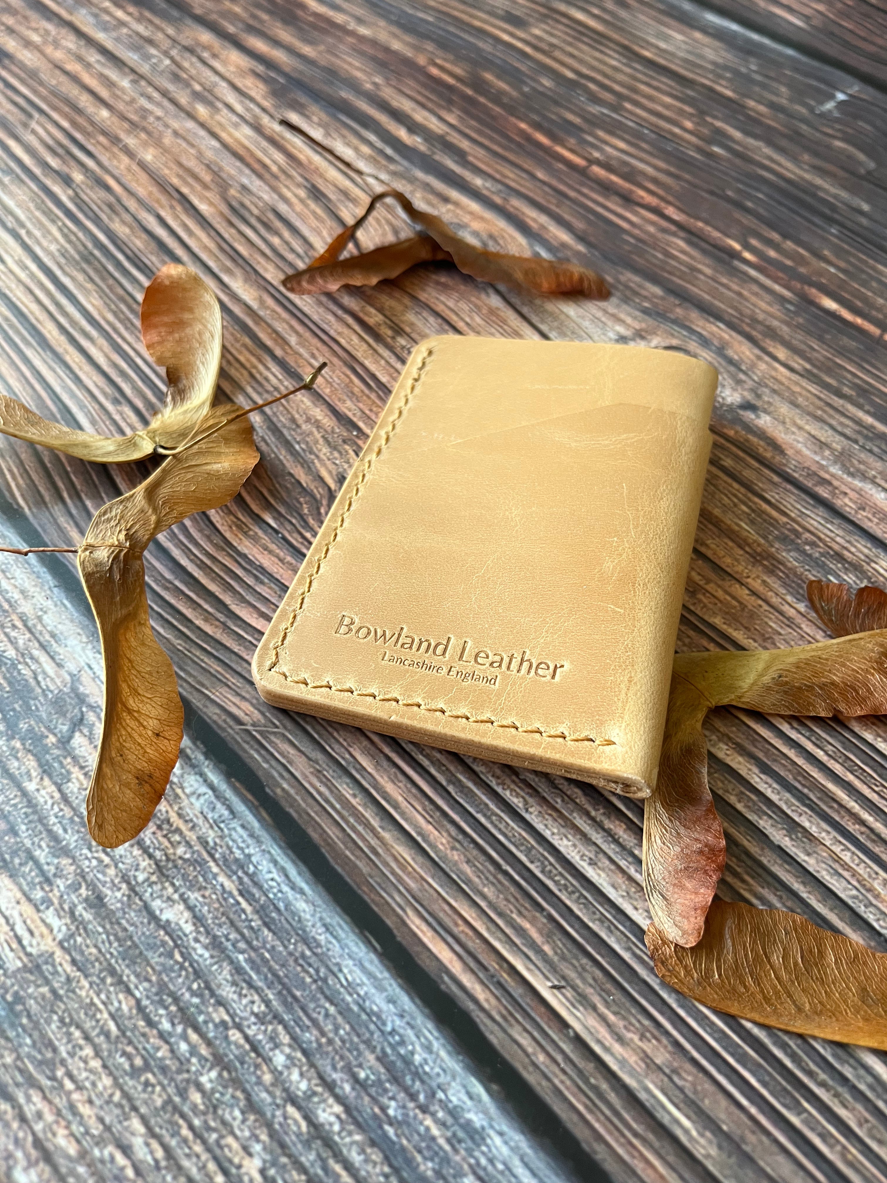 "Altham" Handmade Leather Minimalist Wallet/Cardholder