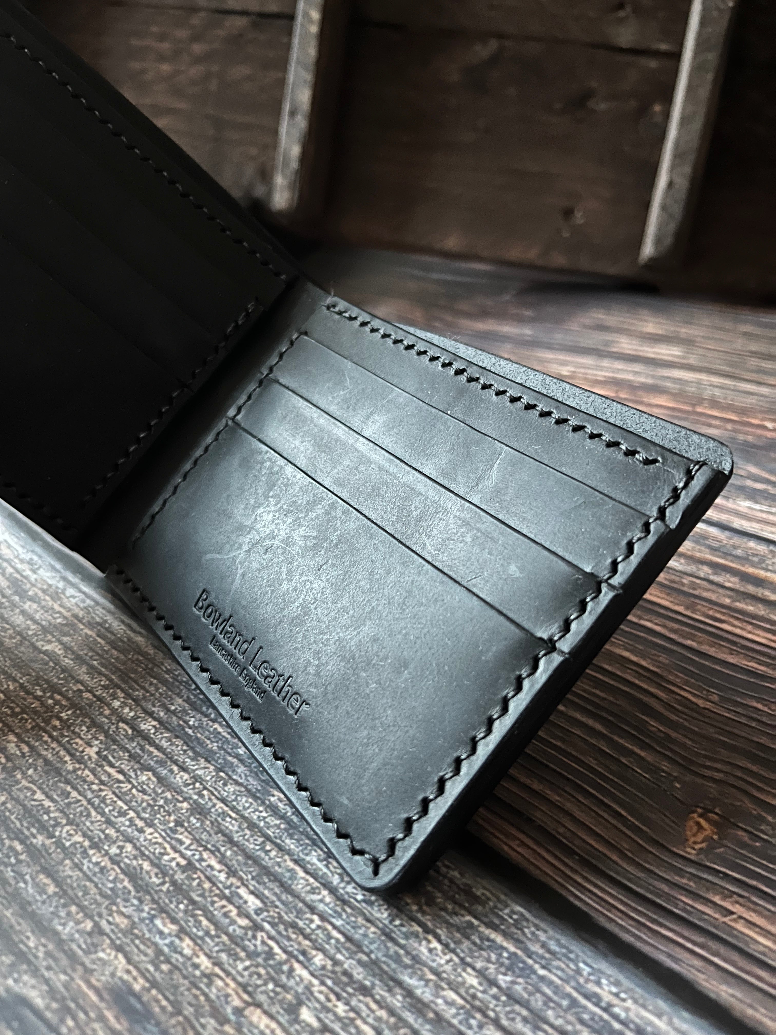 "Whitewell" Handmade Bifold Leather Wallet
