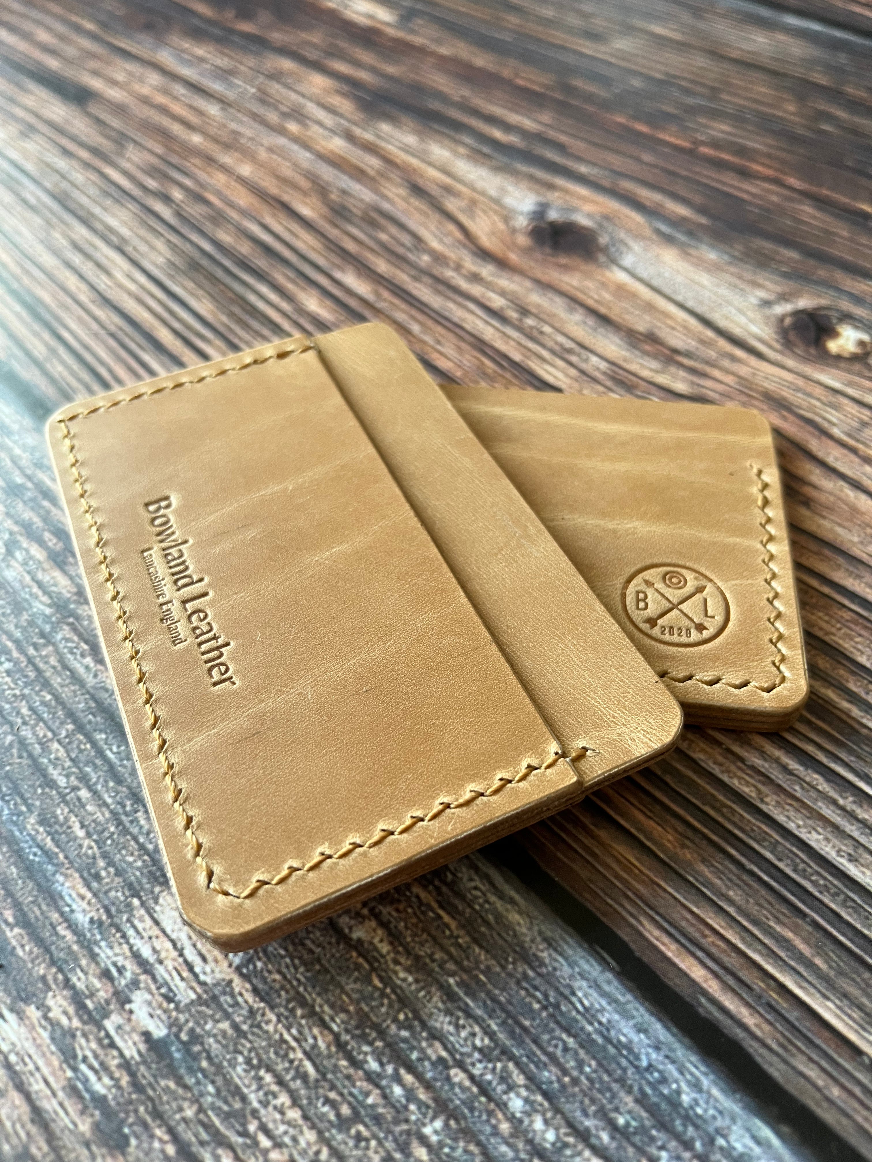 "Slaidburn" Handmade Leather Minimalist Wallet/Cardholder