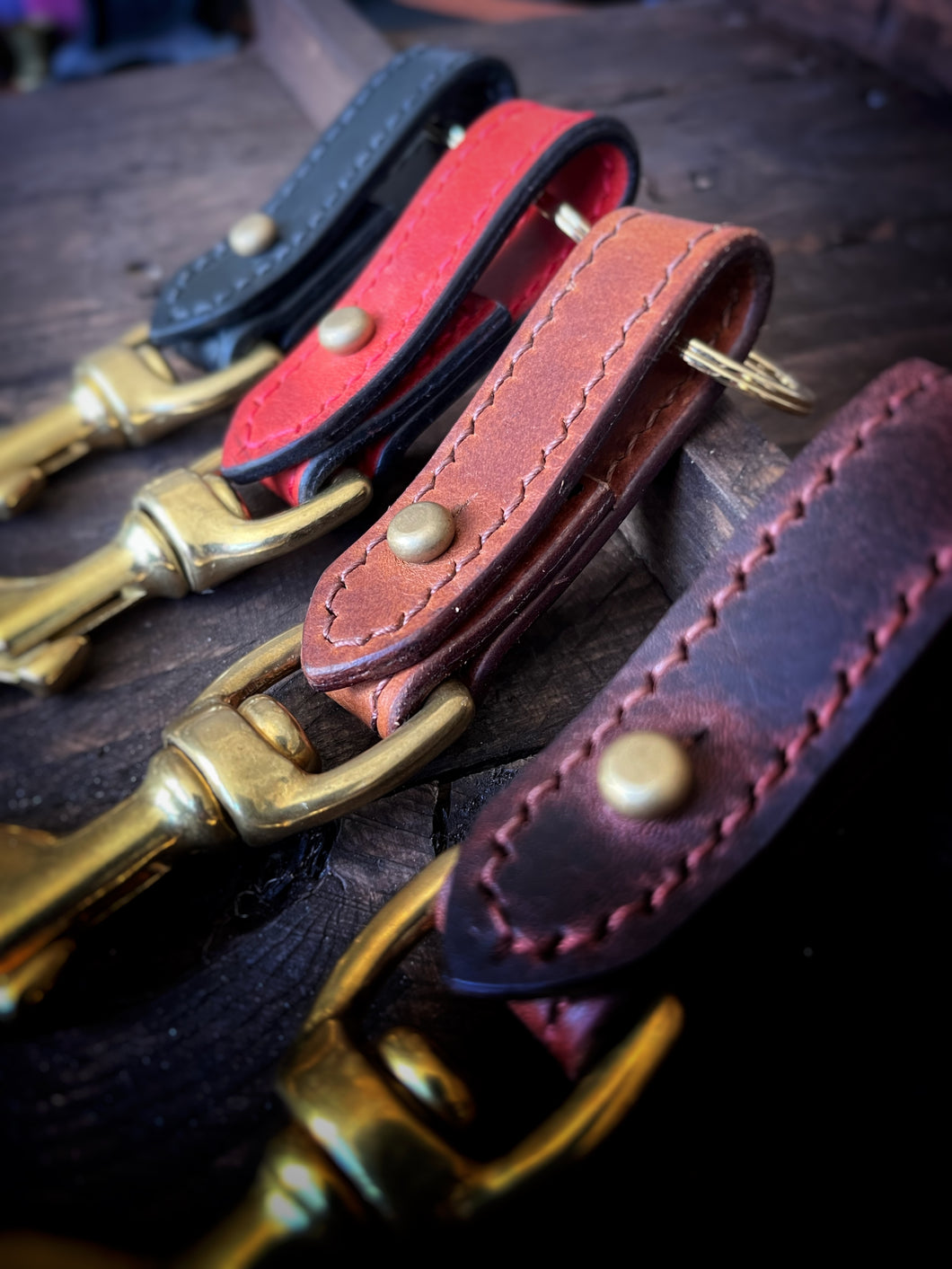 Sykes Handmade Leather Keyring