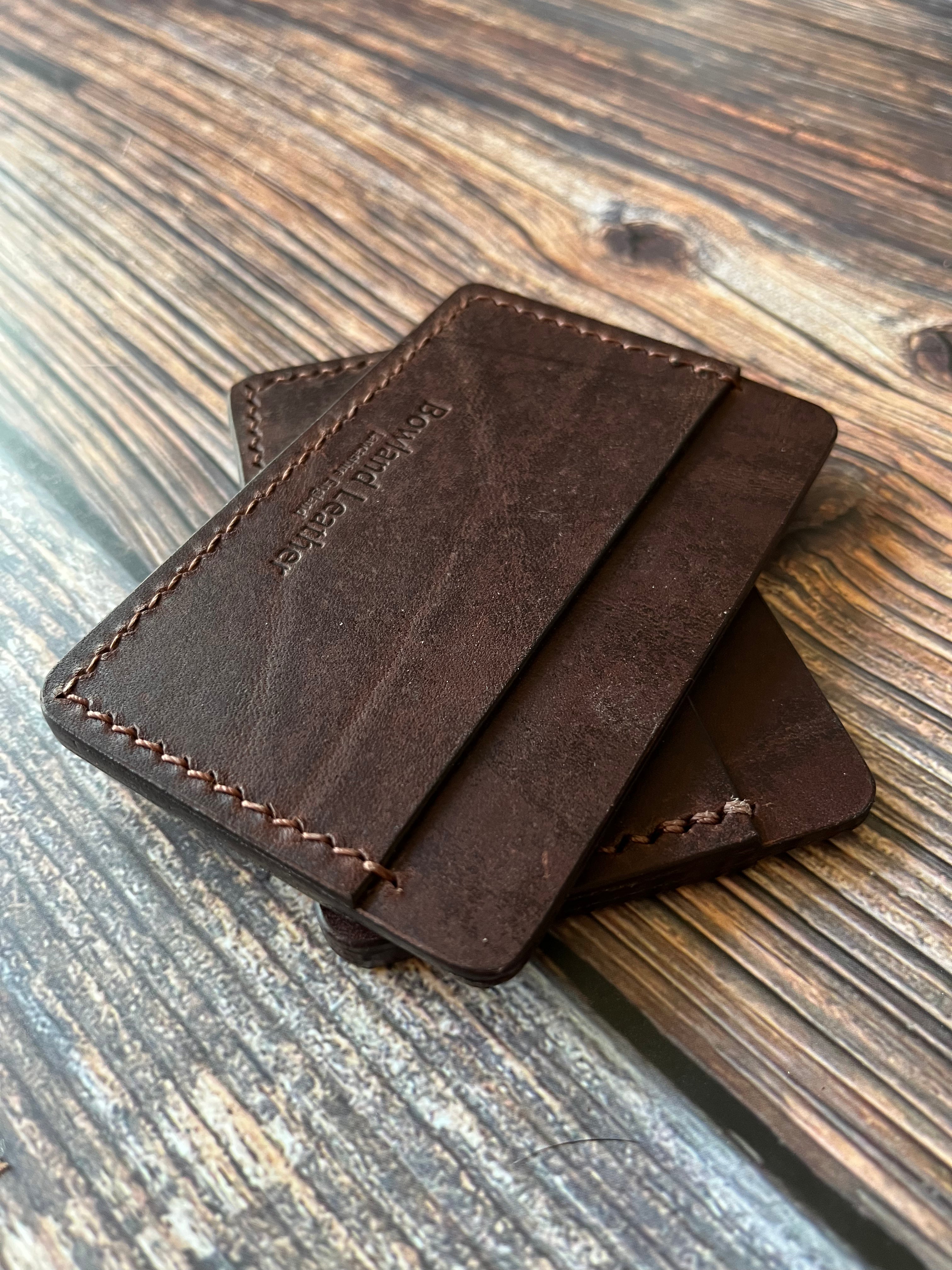 "Slaidburn" Handmade Leather Minimalist Wallet/Cardholder