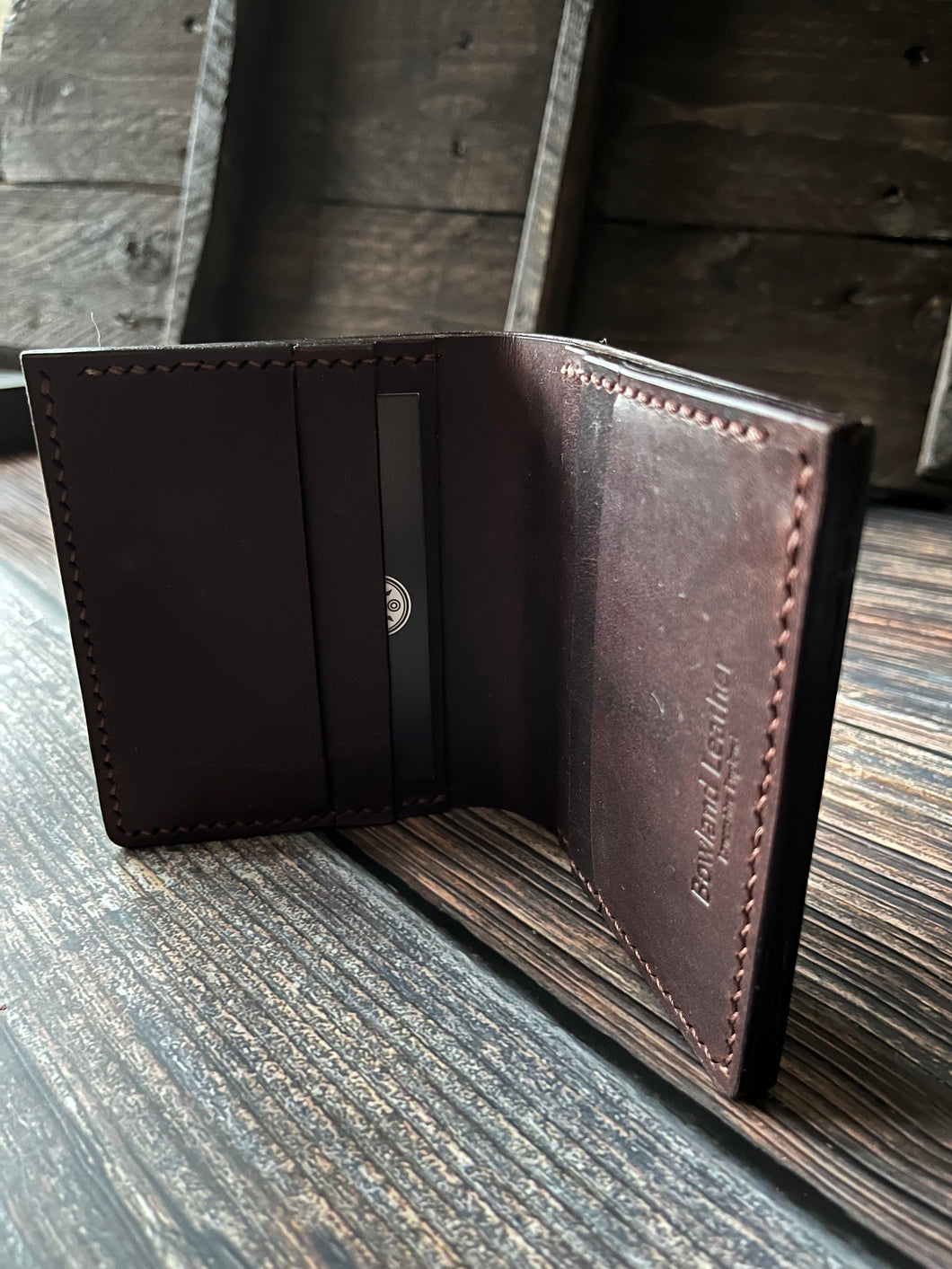 Roughlee Handmade Leather Bifold Wallet