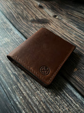 Load image into Gallery viewer, Roughlee Handmade Leather Bifold Wallet
