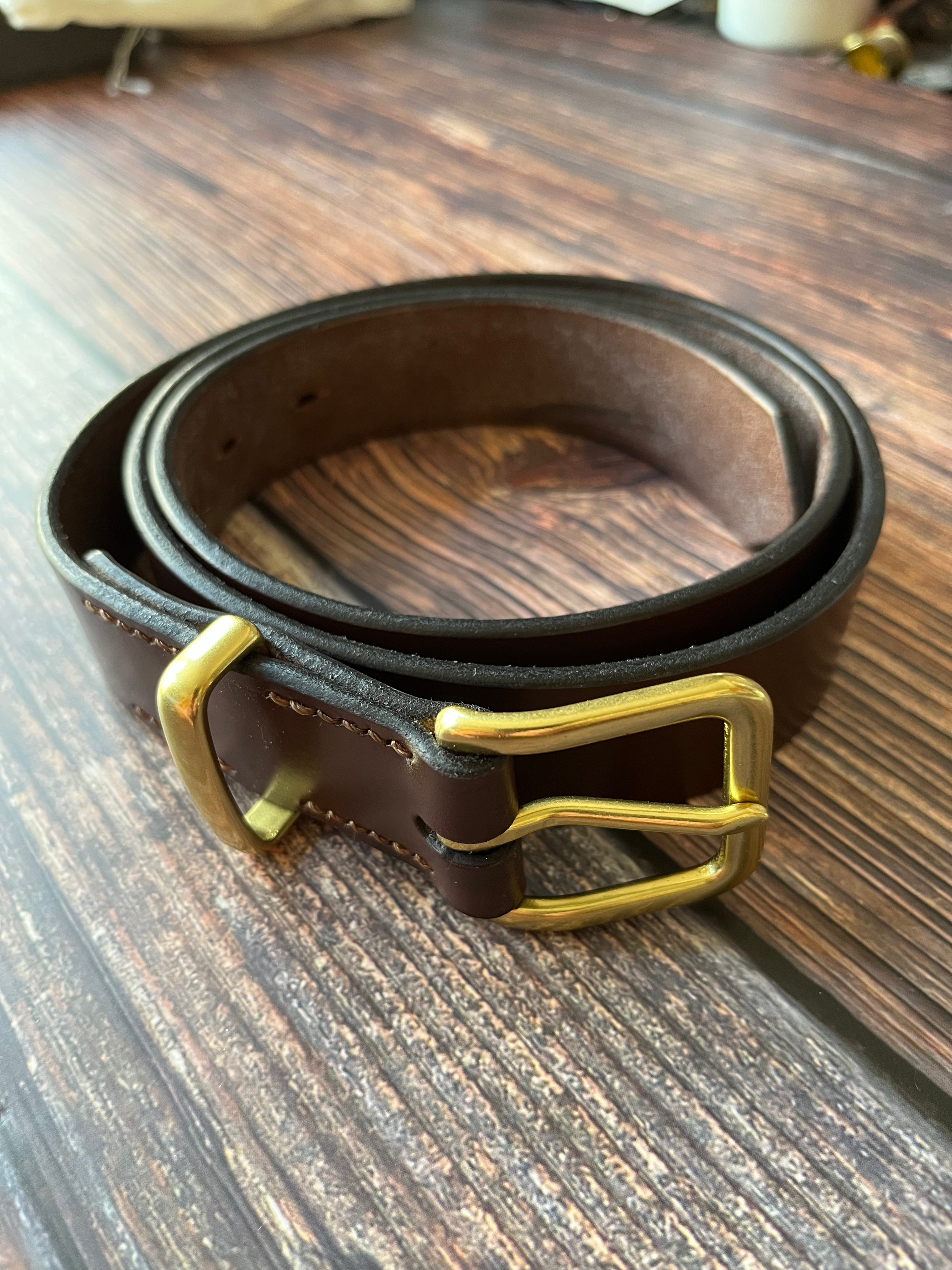 “Sabden” Handstitched Bridle Leather Belt.
