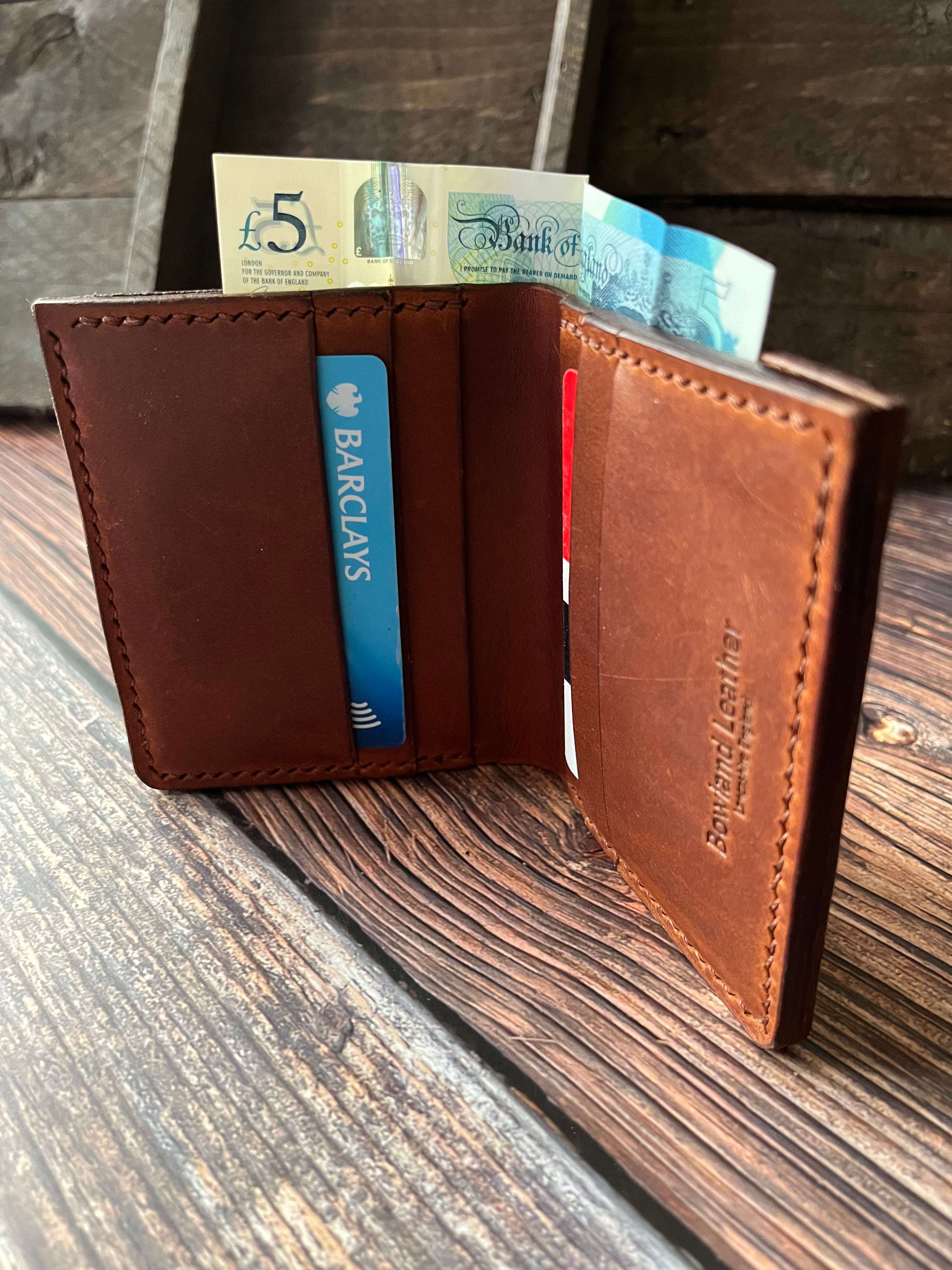 Roughlee Handmade Leather Bifold Wallet