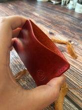 Load image into Gallery viewer, &quot;Newton&quot; Handmade Leather Card Slip
