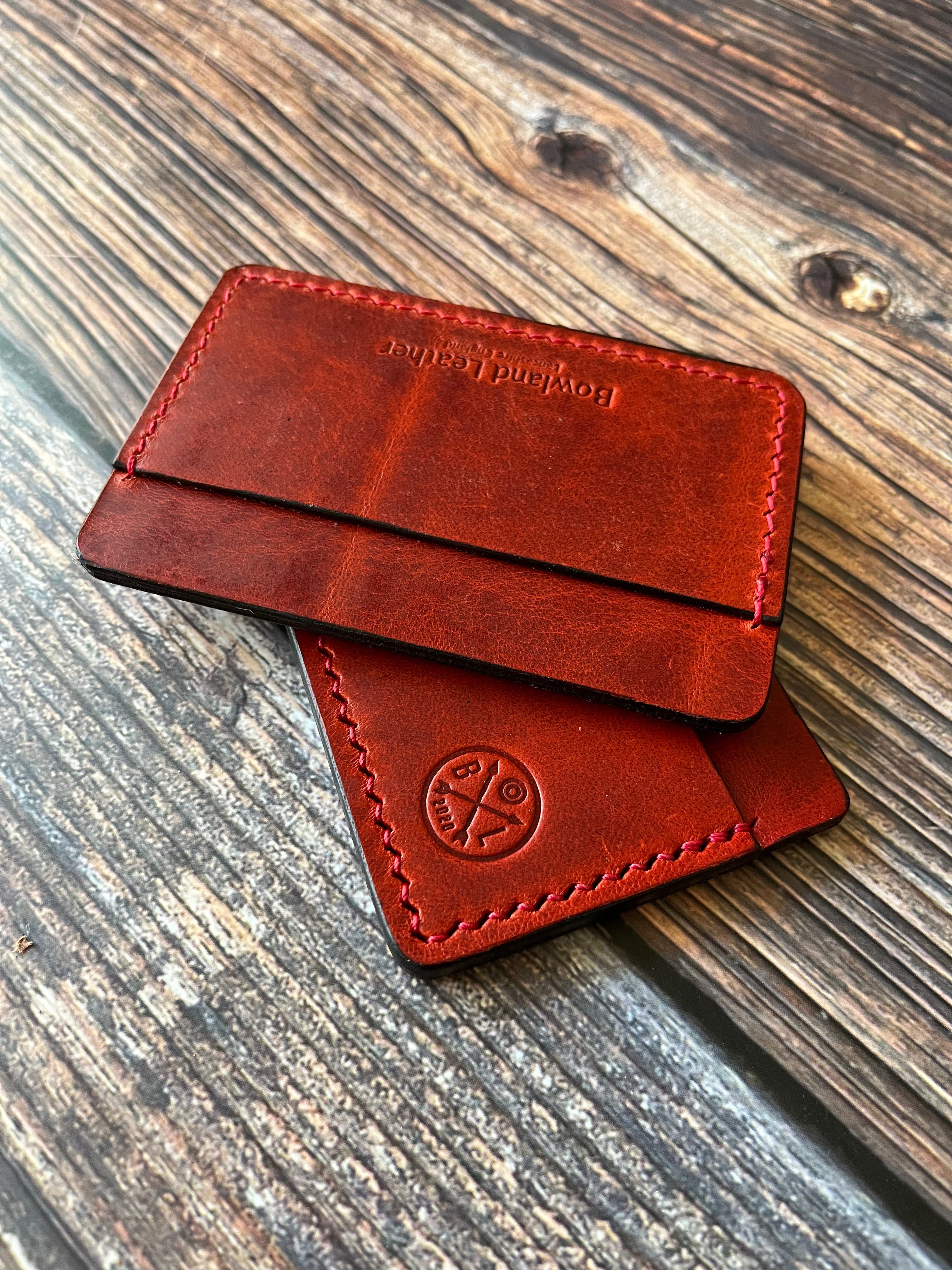 "Slaidburn" Handmade Leather Minimalist Wallet/Cardholder