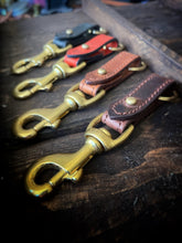 Load image into Gallery viewer, Sykes Handmade Leather Keyring
