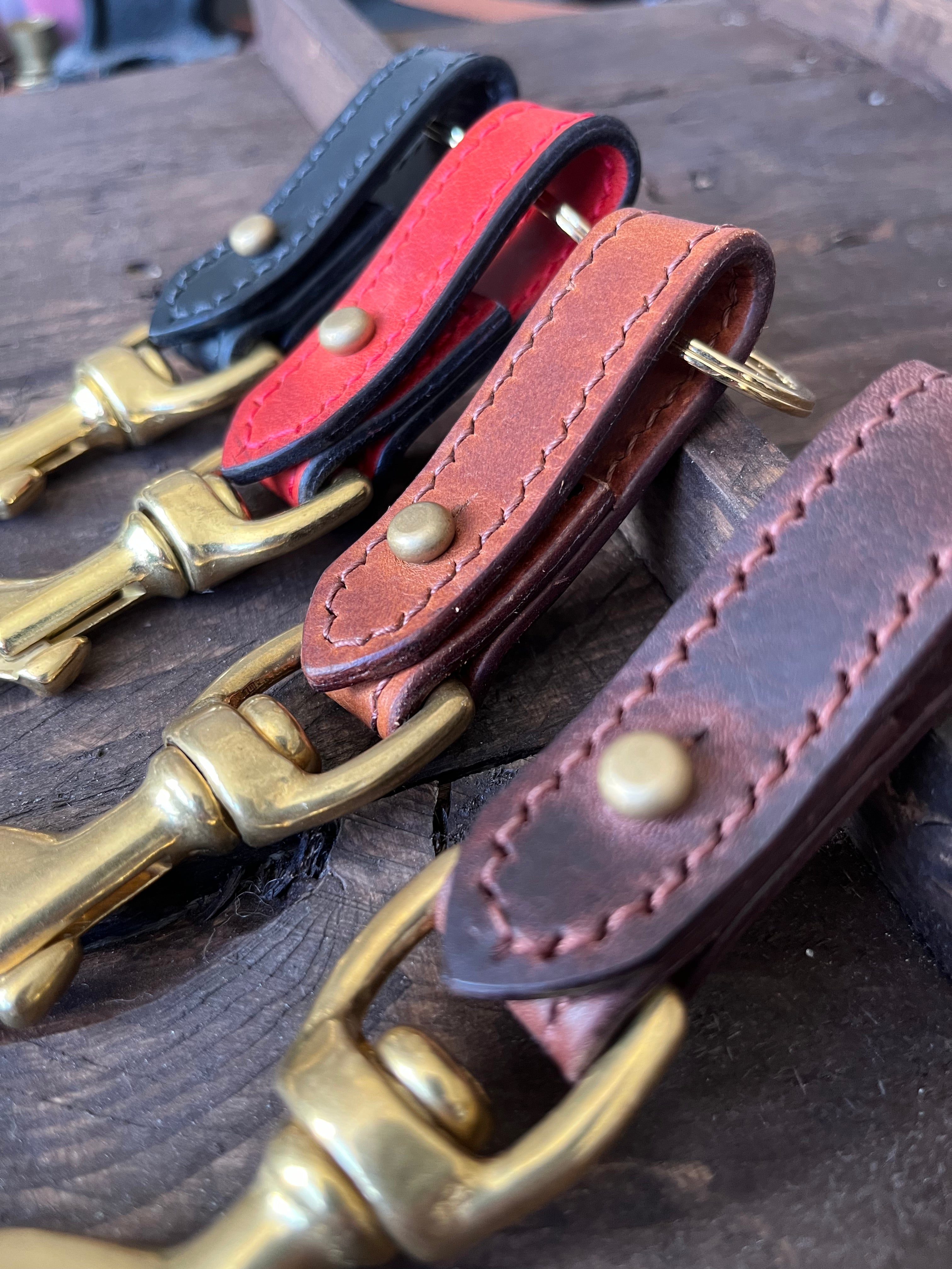 Sykes Handmade Leather Keyring