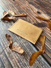 Load image into Gallery viewer, &quot;Newton&quot; Handmade Leather Card Slip

