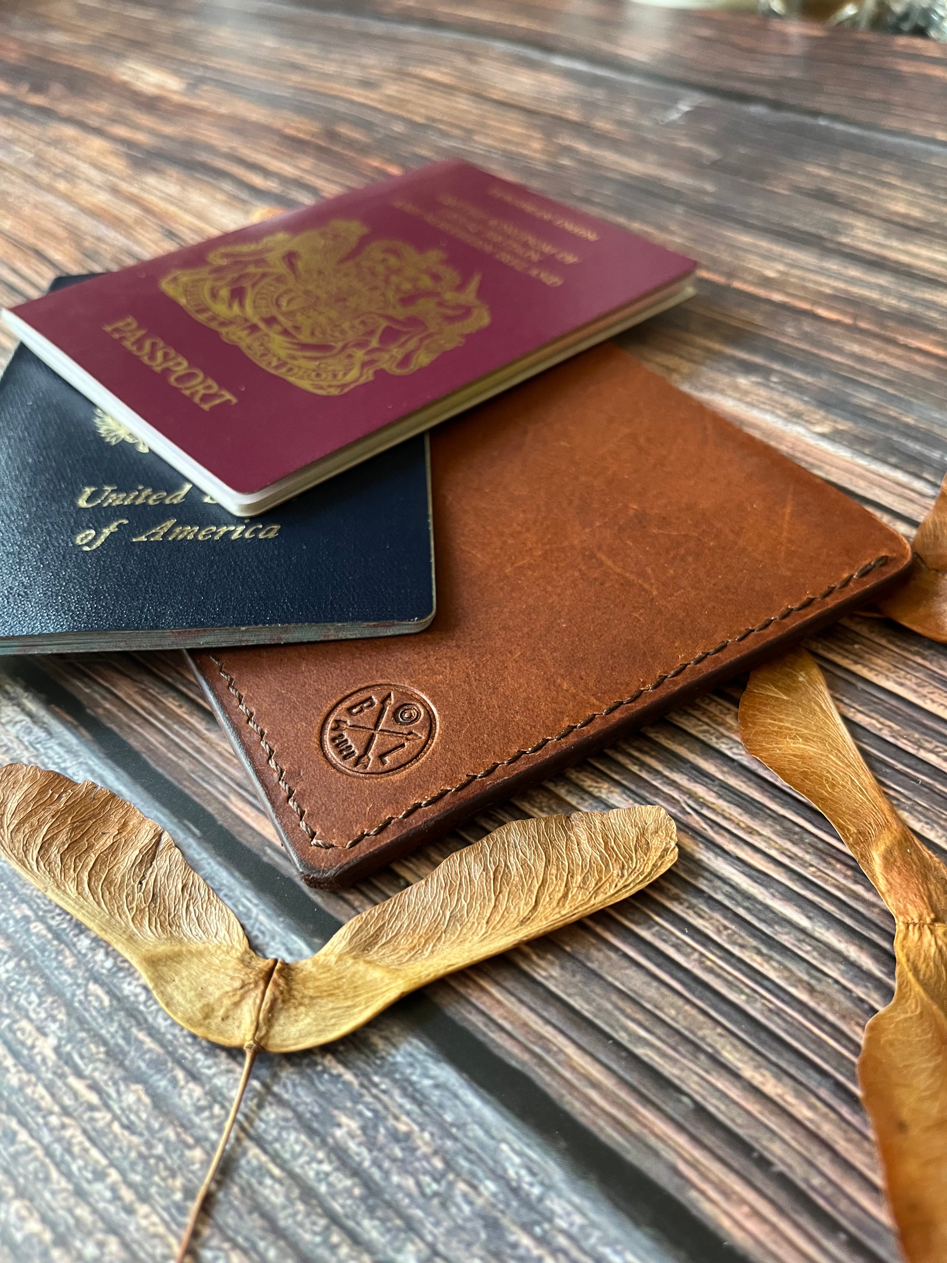 “Parlick” Leather Passport and Travel Documents Sleeve.