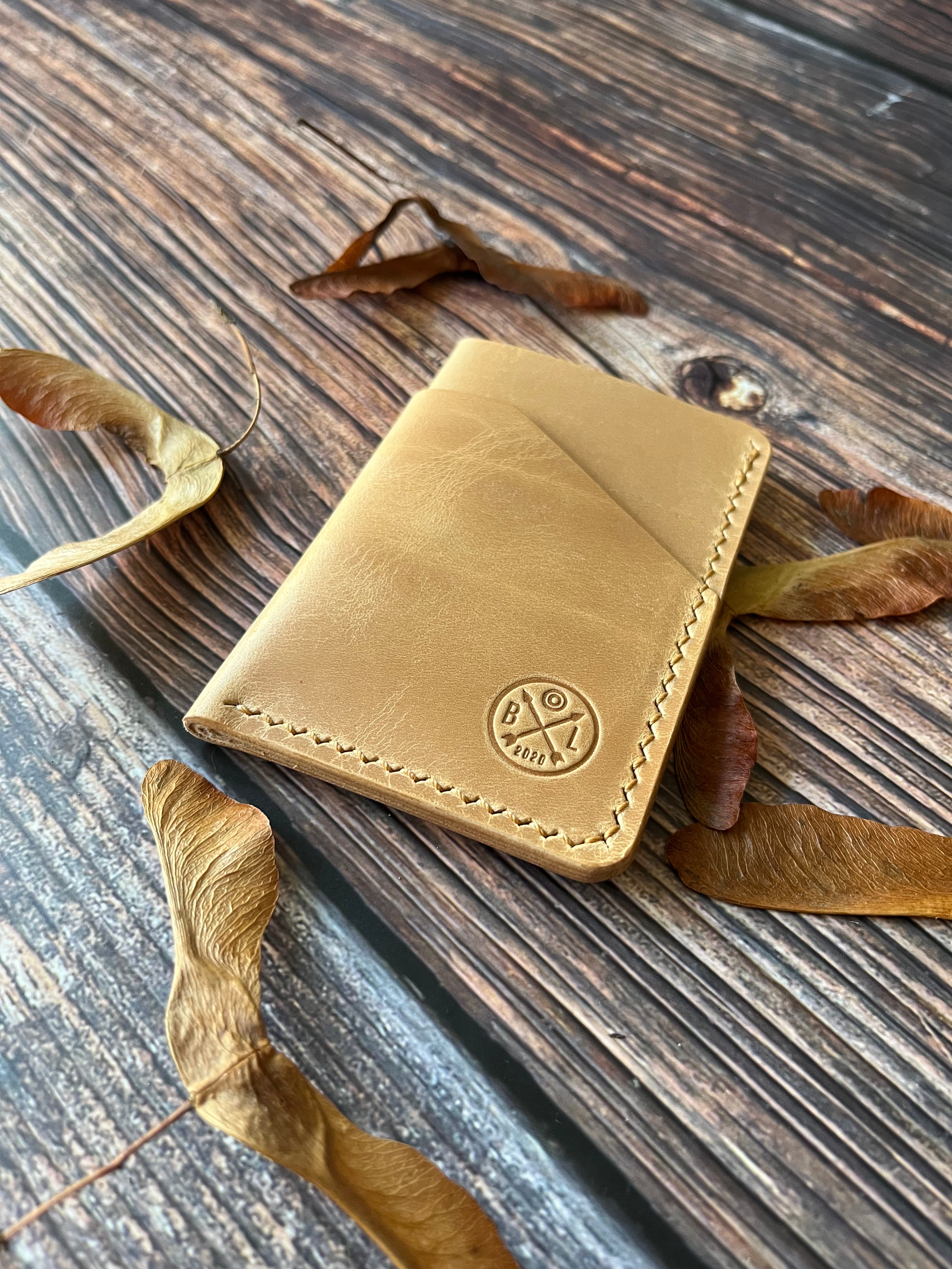 "Altham" Handmade Leather Minimalist Wallet/Cardholder