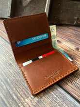 Load image into Gallery viewer, Roughlee Handmade Leather Bifold Wallet
