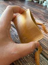 Load image into Gallery viewer, &quot;Newton&quot; Handmade Leather Card Slip
